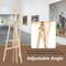 Easel Stand for Painting, Adjustable Wooden Easels for Painting Canvas Up to 42", Folding Art Easel for Drawing, Wedding Sign and Poster, Suitable for children and adults.